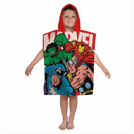 Marvel Avengers Strike Hooded Towel Poncho £6.99